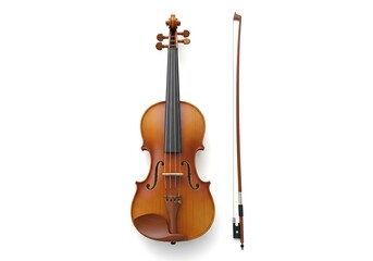 Fototapeta premium Classic Violin and Bow A Musical Instrument Image
