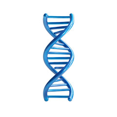 3D render of a double helix DNA strand
