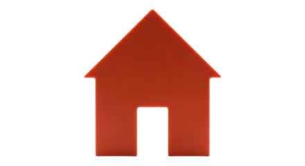 Isolated Home Shape Icon Illustration Simple Minimal Symbol, Flat Design, Real Estate Agent