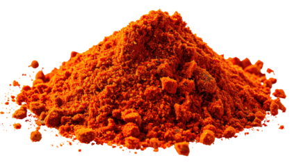 Pile of orange spice