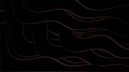 Abstract Geometric Wave Lines – Chaotic Random Vector Mesh Background for Modern Digital Design & Futuristic Art. abstract random wavy lines background. Abstract background with random geometric line. © Creative Design