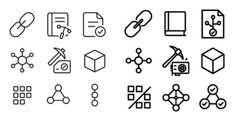 Minimalist Crypto Icons