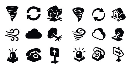 Tornado Icon Grid