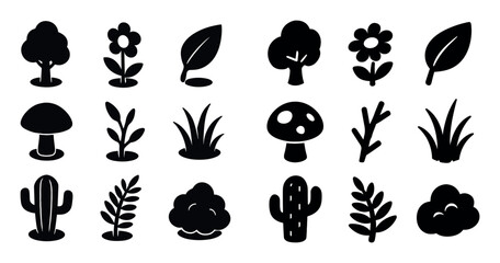 Nature Icons Grid