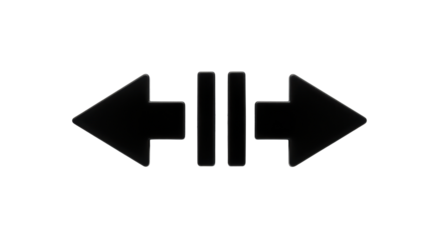 Isolated Reversing Audio Sign, Icon of Audio Editing, Playback Control, Reverse, Pause