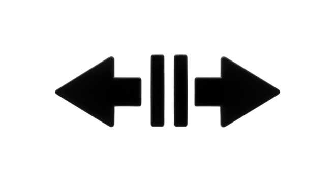 Isolated Reversing Audio Sign, Icon of Audio Editing, Playback Control, Reverse, Pause