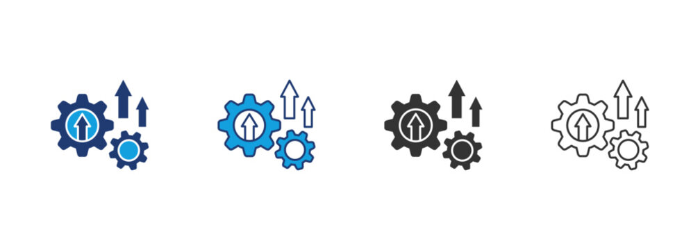 Improvement Icon Set Multiple Style Collection
