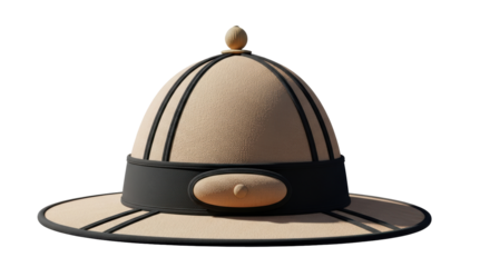 Isolated Pith Helmet