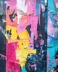 Vibrant street art paint texture high resolution picture