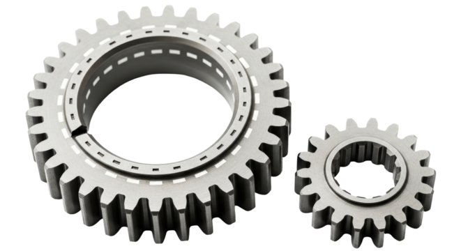 Isolated Gear Wheels