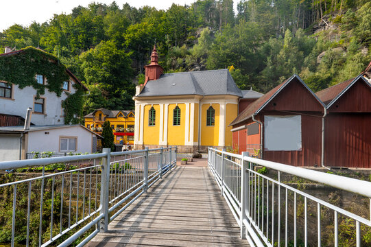 Hrensko (Herrnskretschen) Tschechien, CZ, B&ouml;hmische Schweiz