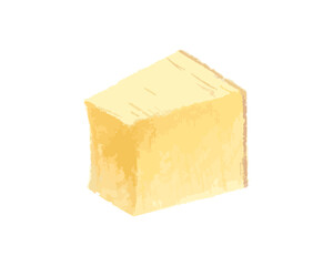 バウムクーヘンの水彩イラスト