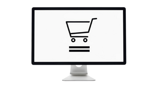 Isolated online shopping on computer