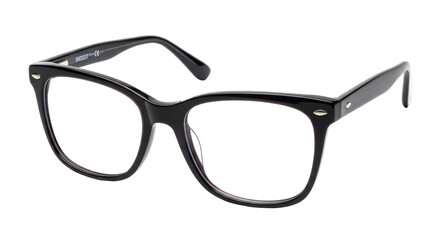 Isolated Black Glasses