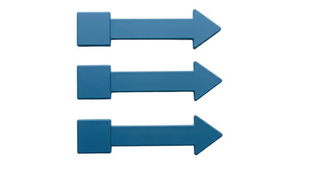 Fototapeta premium Isolated Arrows Pointing Right