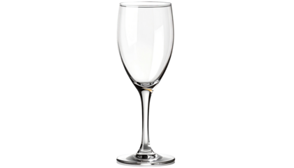 Empty wine glass