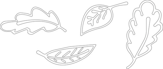 Art & IllustrationLeaves icon set.Environmental Leaves, natural, eco, vegan,vector symbol logo illustration line editable stroke design style isolated on white background and Natural pictogram icon se