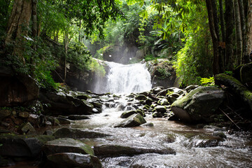 Phu Soi Dao waterfall at Phu Soi Dao National Park, Uttaradit, Thailand