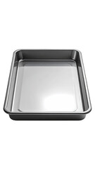 Empty rectangular baking pan