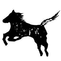 horse silhouette