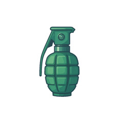 Fototapeta premium Illustration of a green grenade