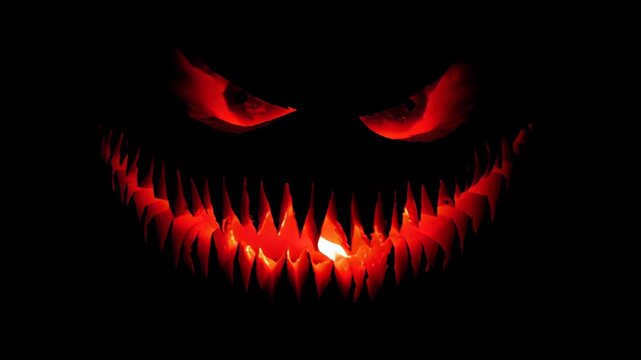 Spooky halloween decorations home graphic design dark environment close-up view frightening concept