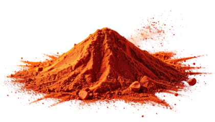 Pile of vibrant orange spice (8)