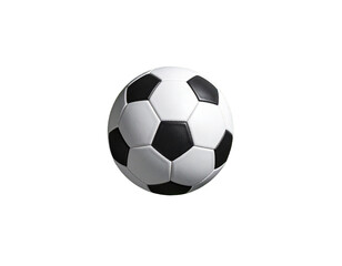 Fototapeta premium Top View of Football on Green Grass Patch, Sport Concept, PNG