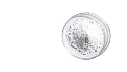 White powder in a clear dish (1)