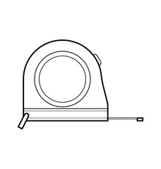 Precision in Every Measurement: An illustrative close-up shot of a simple tape measure, ready to define the boundaries with accuracy and precision in graphic form.