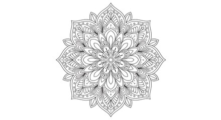 Intricate mandala design