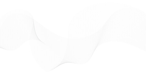 Abstract backdrop with monochrome wave gradient lines on white background. Modern technology background, wave design. Vector illustration