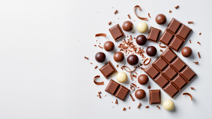 Elegant chocolate assortment tempts your taste buds