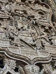 The unique door carvings of the Ancestral Temple of Chen Family