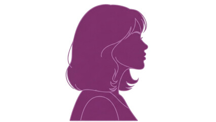 Vector Illustration of Group of Young People Profile Silhouettes Faces Boys and Girls AI EPS PNG