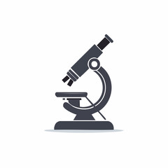 Modern Microscopy Icon for Scientific Illustrations