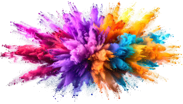 Colorful powder explosion (14)