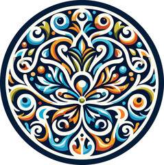 Talabera logo vector white background .