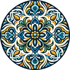 Talabera logo vector white background .