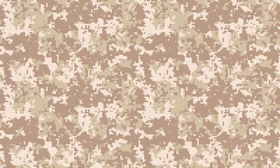 Abstract desert camouflage pattern.  Seamless digital texture ideal for military, tactical, or fashion designs.  Subtle yet striking, this neutral tone blends seamlessly into diverse backgrounds.