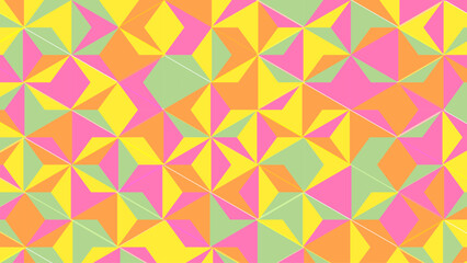 Abstract Futuristic Low‑Poly Gradient Mosaic – Bold Polygonal Geometric Pattern for Modern Abstract Digital Art, Tech Design, and Ultra‑Contemporary Projects