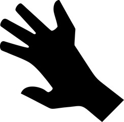 hand gesture silhouettes, minimalist, abstract, black and white, line art, digital art, clean, simple, hand shapes, open hands, reaching, touching, pointing, vector graphic