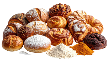 Variety of baked goods