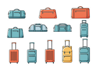 A collection of various travel bags and luggage for your journey.