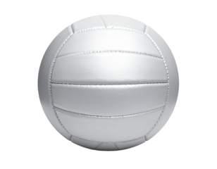 White volleyball, full view