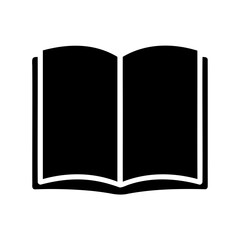 Open book icon symbolizing knowledge learning and literary pursuits in education