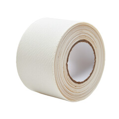 A Spool of White Tape in a Workshop Craft Supply Indoor Close-up DIY Projects Isolated on transparent background	