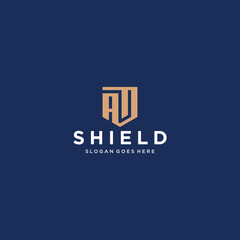 AD Shield Logo Design Inspiration	
