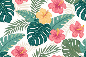 Tropical Hibiscus Paradise