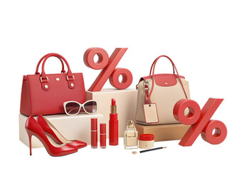 Luxury fashion sale with accessories products